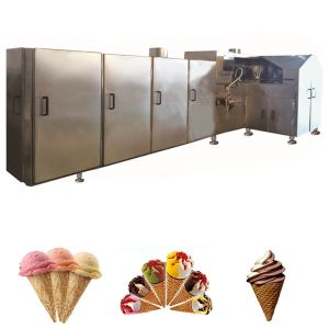 7500pcs/H Snack Food Factory Sugar Cone Production Line
