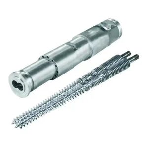 Bimetallic Screw And Barrel For Plastic Extruder Machines