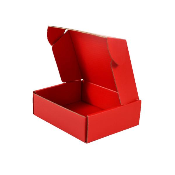 Red Three Layer Corruagated Paper Airplane Box for Shopping & E Commerce