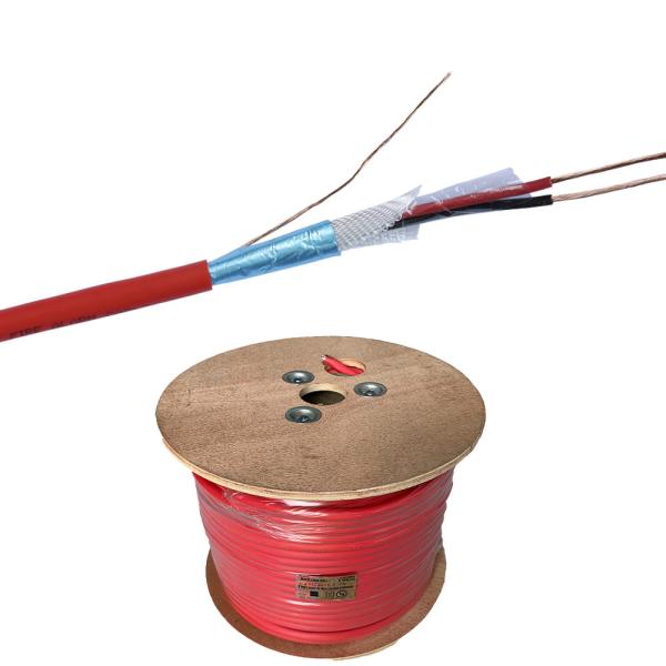 2.5mm 1/0.5tc mm Drain Wire Al/Foil Shield 1.5mm Fire Resistance Cable Screened