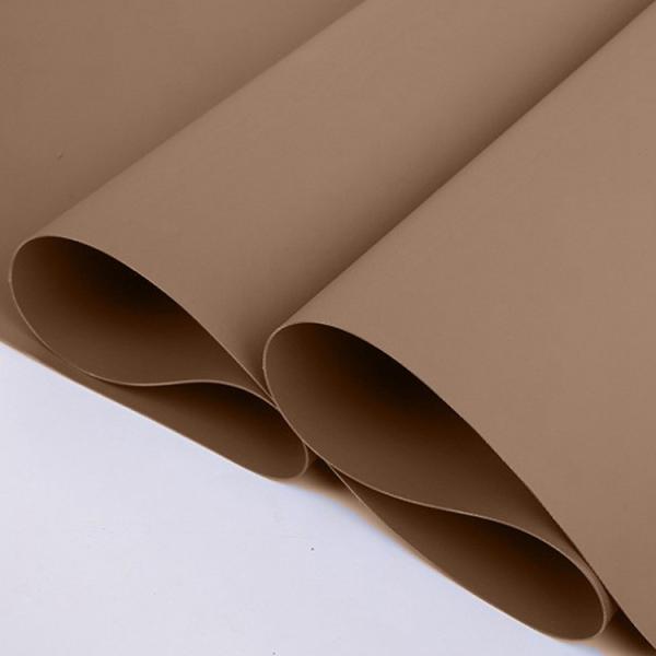 Buy Matte Glossy Brown Waterproof PVC Tarpaulin , Heavy Duty Waterproof Tarps at wholesale prices