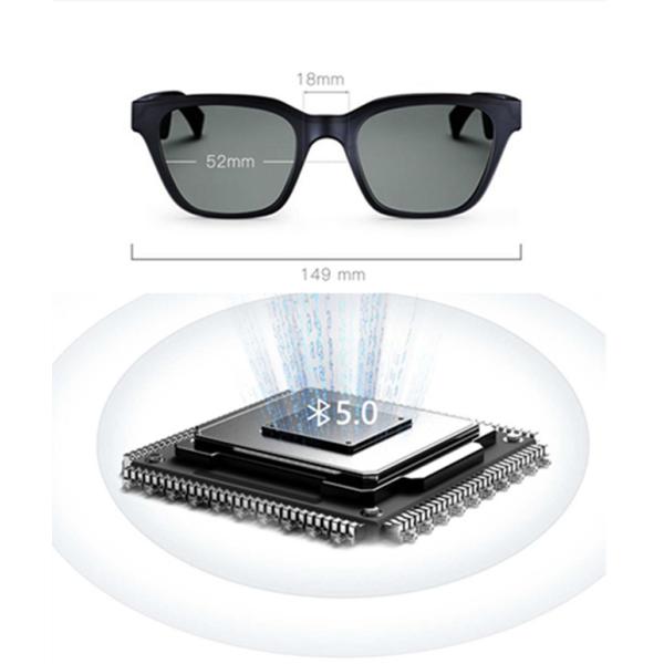 For Frames Audio Sunglasses With Open Ear Headphones Alto M/L Black With Bluetooth Connectivity