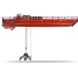 China Anti Explosion 75t QB Double Beam Overhead Crane With Grab on sale China Anti Explosion 75t QB Double Beam Overhead Crane With Grab on sale