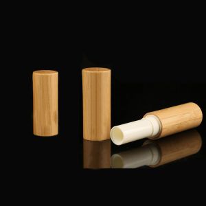 5ml Petg Bamboo Lip Balm Containers Screen Printing