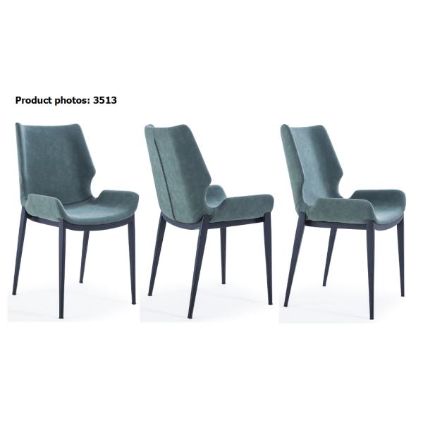 Lounge 62x55x90cm 8KG Black Painted Dining Chairs