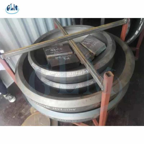 Buy Ss304 100mm Stainless Steel Hemispherical Dish End Galvanizing Surface at wholesale prices