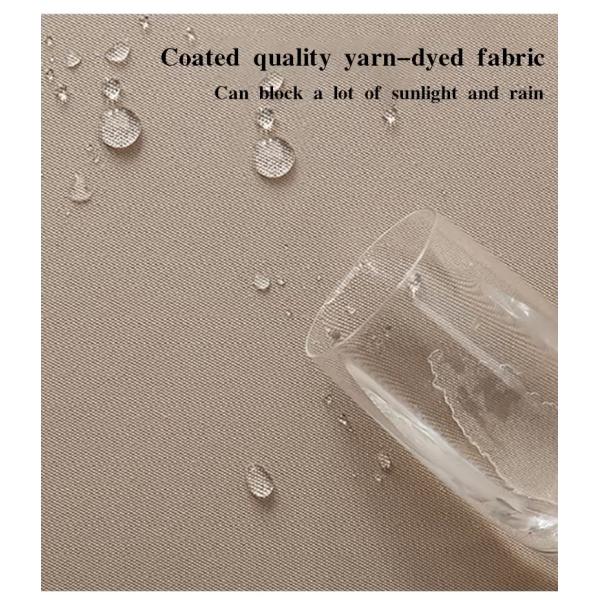 Aluminum Frame Material Round Outdoor Parasols for Courtyard Terrace in Garden Setting