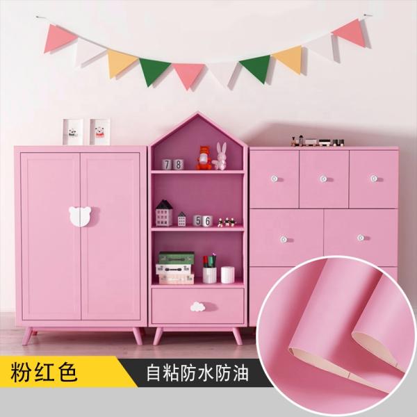 Self-Adhesive PVC Kitchen Wall Sticker with Plain Vinyl Wallpaper