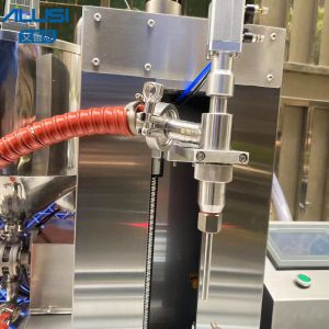 Automatic Rotor Pump Paste Liquid Filling Machine With Mixing Heater