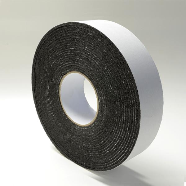 Buy Rubber 3mm Black RoHS Die Cut Adhesive Tape For Heat And Sound Insulation at wholesale prices