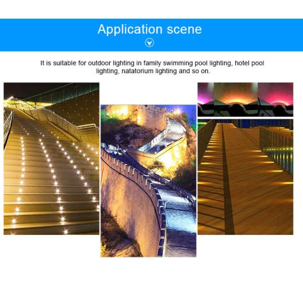 CREE / EDISON Source Led Swimming Pool Lights Inground IP68 Waterproof 6 Watt