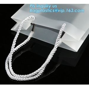 Merchandise Plastic Glossy Retail Bags | Die Cut Handles | Perfect For Shopping,