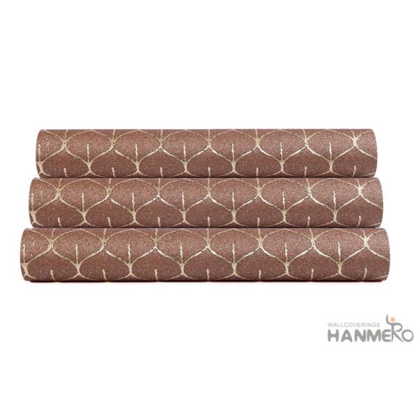 Room Decor Interior Wallpaper 0.53*10M , Crushed Velvet Wallpaper