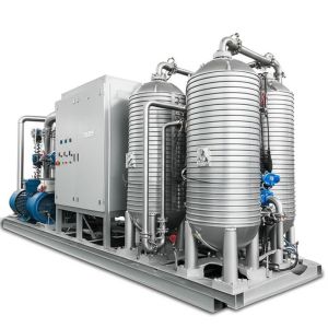 Mechanical MVR Evaporation System Vapor Recompression Vacuum Machine