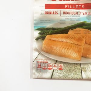 Custom print opp cooler zipper bag small plastic for frozen food