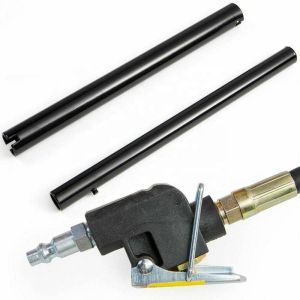 Red 20Ton Pneumatic Hydraulic Bottle Jack With Ram Saddle