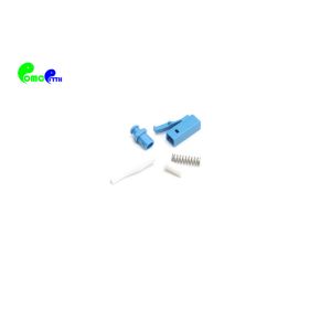 Optical Fiber Connectors LC UPC Simplex 0.9mm Blue Portable Wide Operating