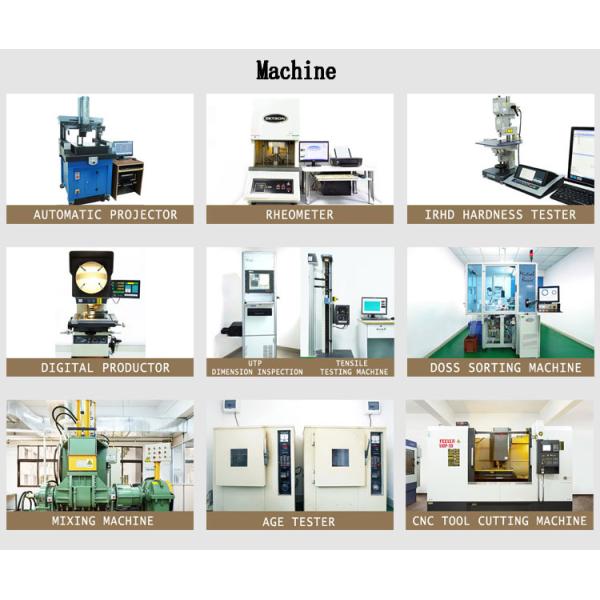 Injection Molding Custom Rubber Parts High Capacity Rubber Gasket Seal