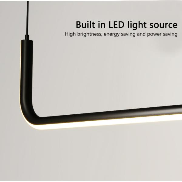 Modern Kitchen Island Chandelier Living Room Black minimalist designer Chandelier (WH-MI-398)