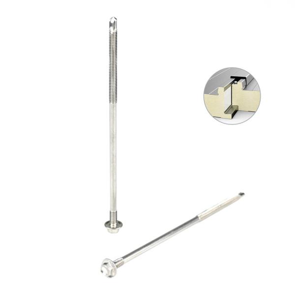 Buy Stainless Steel Self Drilling Screws 5.5x150 for Insulated Sandwich Panel Roofing at wholesale prices