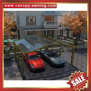 hot selling luxury rome style backyard polycarbonate aluminium parking double