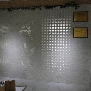 Quality 1220mm Perforated Aluminum Composite Panel Round Square Rectangle Shape for sale