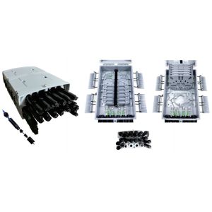 Quality Optical Fiber Distribution Box GFS-16S-XL, 16CORES(PRE-CONNECTION),330X210X121mm,wall/pole-mounted,IP65,,support uncut for sale