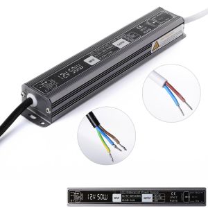 DC 12V 60W Lighting Transformer Waterproof LED Driver Power Supply IP67 Input