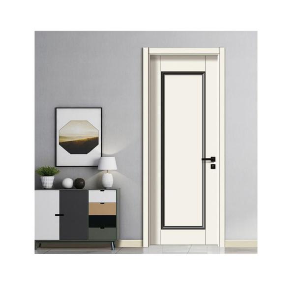 Soundproof Modern Entrance Doors Solid Exterior Main Pivot Wood