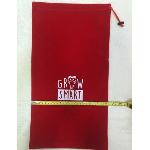 SGS Large Velvet Drawstring Bag , ISO9001 Velour Velvet Jewelry Pouches