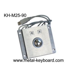 Rugged Industrial Trackball Mouse , IP65 Waterproof 25MM Metal Laser Trackball