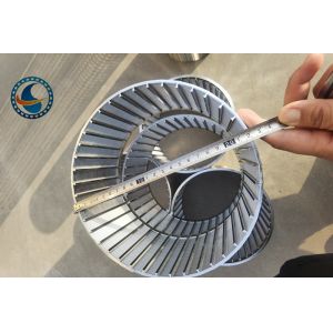 300um Slot Wedge Wire Screen Pipe Stainless Steel 304 Drum Shaped