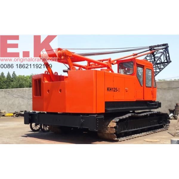 Buy 35ton Japanese Hitachi Lattice Boom Track Crawler Crane (KH125-II) at wholesale prices