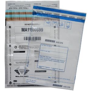 Custom Security LDPE Tamper Evident Bags Tamper Proof Seal Bag