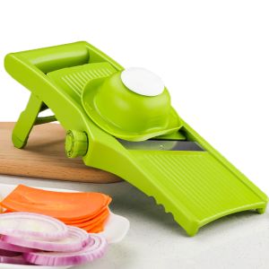 China ABS PS Plastic Vegetable Slicer Shredding Processing Mandoline Grater Slicer on sale