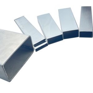 Brushed Mirror Inox Decorative Hollow Stainless Steel Rectangular Pipe 30mmx10mm