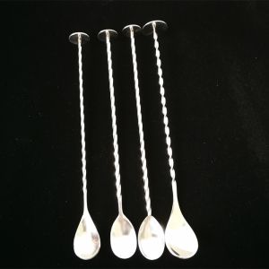 Multi Function Long Bar Spoon , Custom Logo Stainless Steel Stirring Spoon