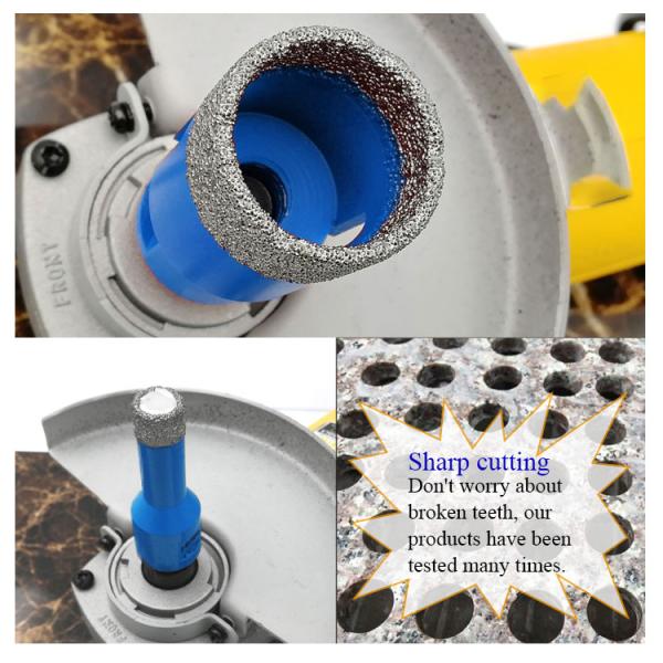 5-180mm Vacuum Brazed Diamond Crowns Core Drill Bit Hole Saw Diamond Hole Cutter For Marble Stone Porcelain Tile