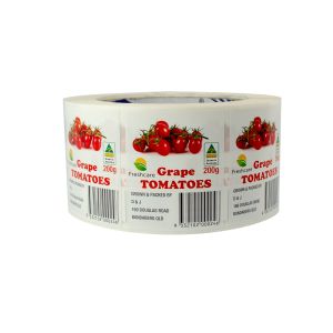 High Gloss Custom Food Labels