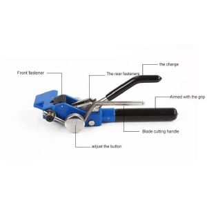 Fiber Optic Iron Steel Strap Banding Tool For FTTH