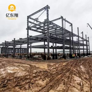 Prefab Steel Warehouse with H-Section Beams 50-Year Lifespan