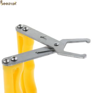 Durable Apiculture Beehive Tools Yellow Beekeeping Frame Grip With Plastic
