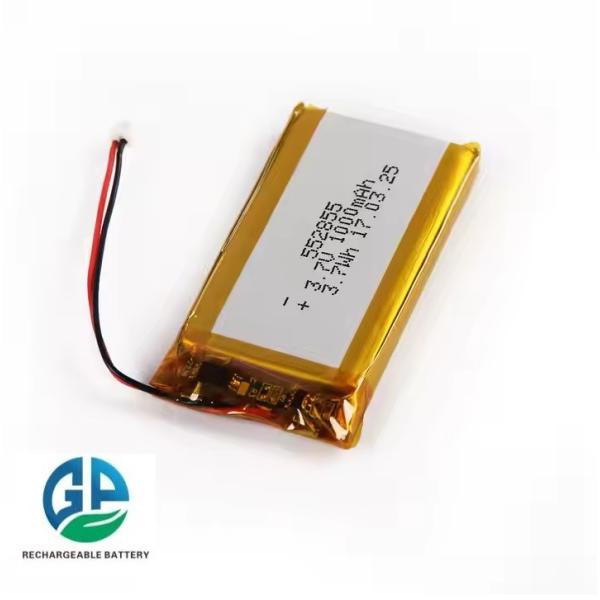 Buy Rechargeable KC 552855 Lithium Polymer Battery Pack 1000mah 3.7v at wholesale prices