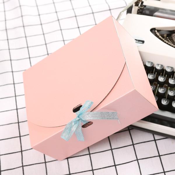 Cardboard Fancy Packaging Box Glossy / Matte Lamination Rectangular Fold Box