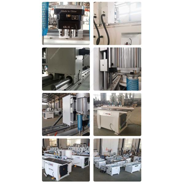 1700x850x1700mm MZ73032 Double Head Multi Wood Boring Machine with 3x2pcs Spindles