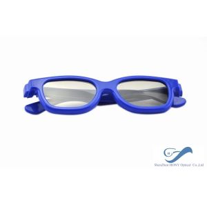 Kids Plastic Frame Active Shutter Glasses , Linear Polarized Reald 3D Glasses