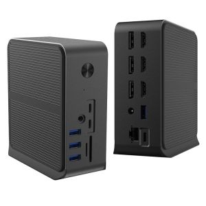 12 In 1 USB C HUB Docking Station With Multiple Usb C Ports USB Type C 4K RJ45