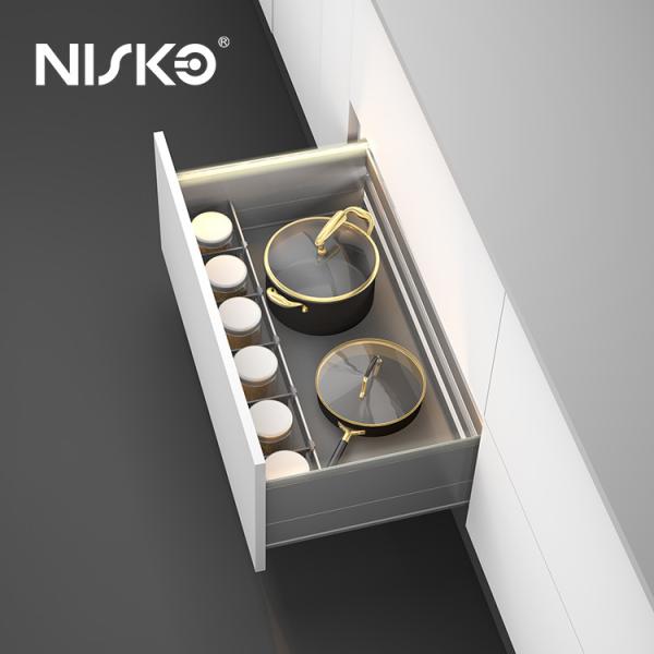 Pot Spice Bottle Rack Pull Out Drawer Basket Adjustable Utensils Kitchen