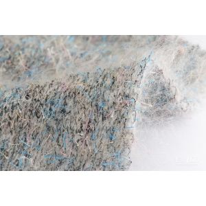 Recycled Mohair Sequin Wool Yarn Multi Function For Cardigans