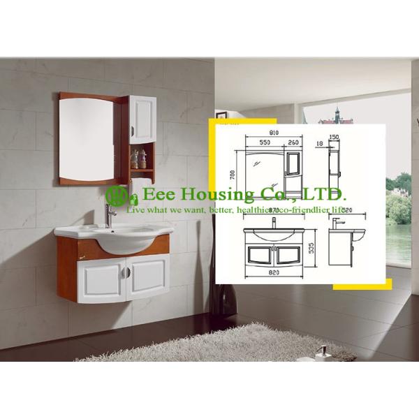 bathroom cabinet best selling european modern furniture wall hung new waves waterproof bathroom vanity